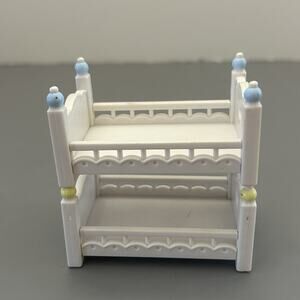 Epoch Calico Critters White Baby Bunk Bed Set NO ACCESSORIES